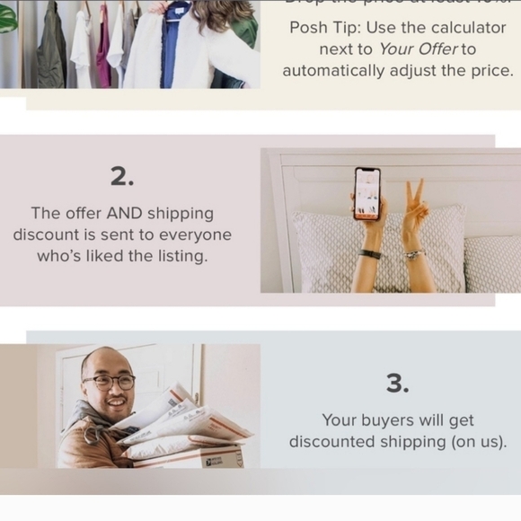 ⬇️CCO HOW TO GET REDUCED SHIPPING COSTS PAID FOR BY POSHMARK CCO PRICES ARE FIRM - Picture 6 of 10